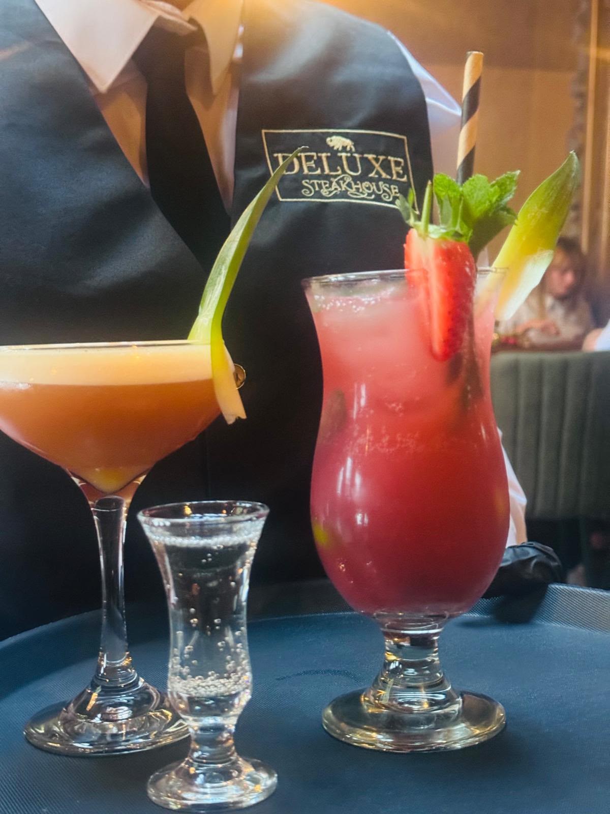 Cocktails at Deluxe Steakhouse