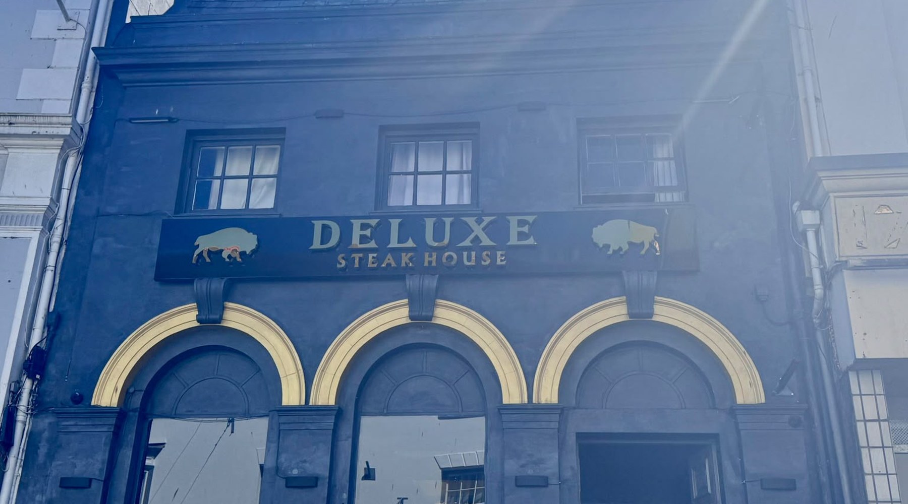 Exterior of Deluxe Steakhouse Bideford