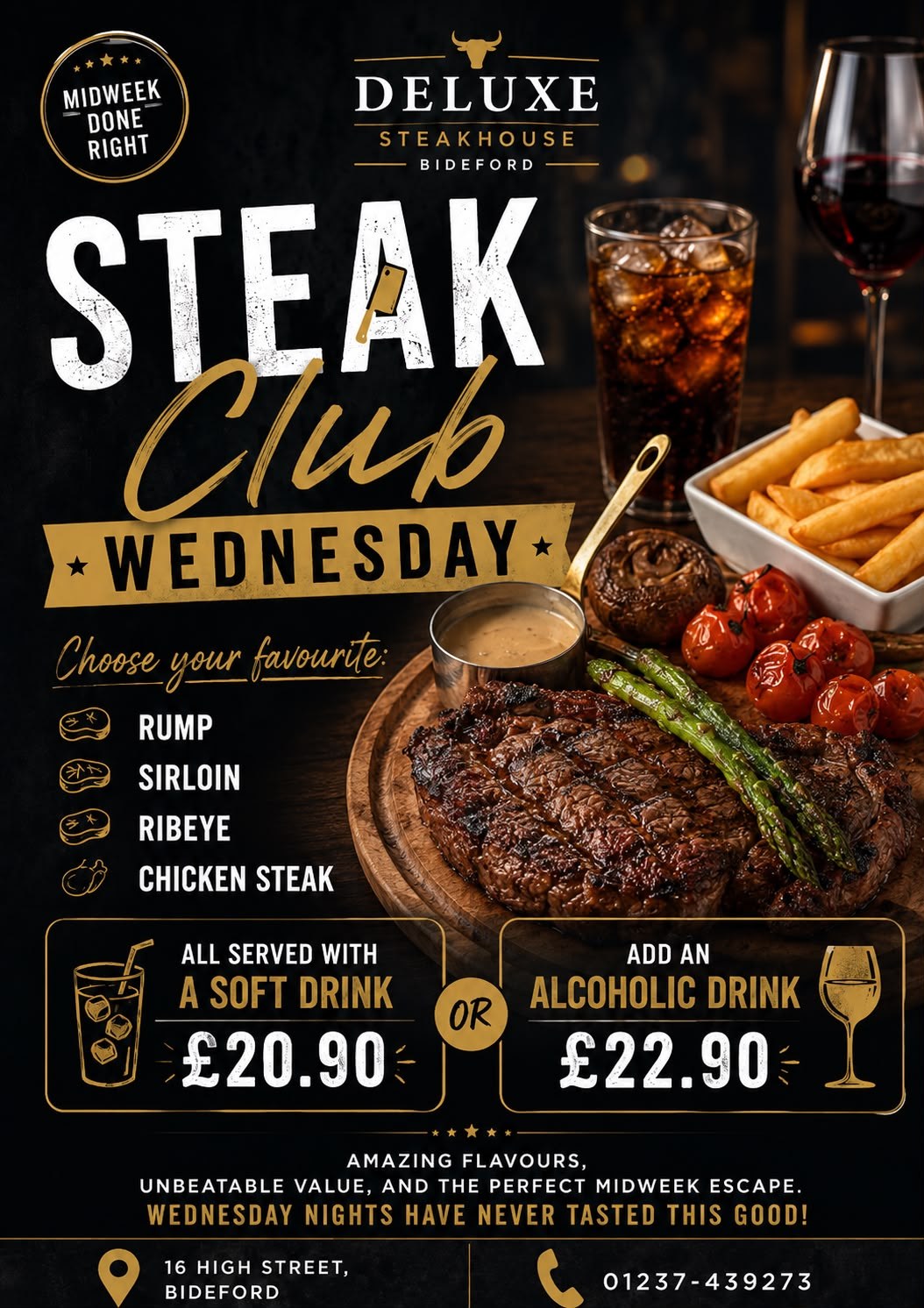 Steak club Wednesday
